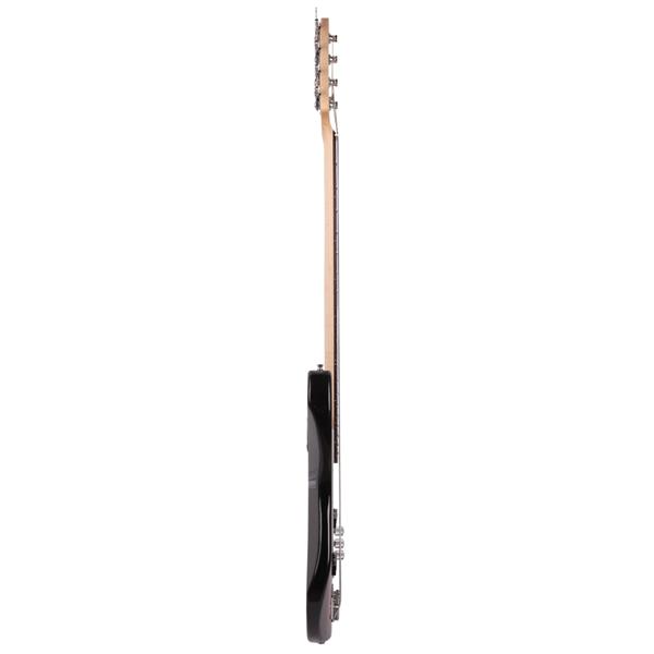 Cord Adjustable Bridge Provides Solid Tone Electric Jazz 4 Strings Bass Guitar Wrench Ideal For Beginners As Well As Bass Musicians High-tensile Strength Fretwire White